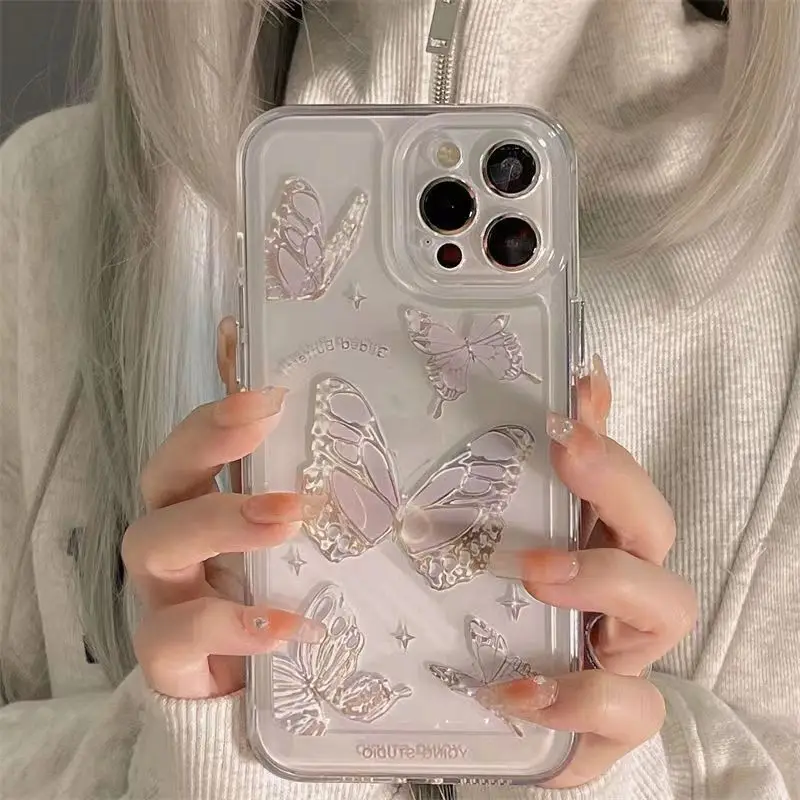 Flower Case For Samsung A54 5G Fundas Samsung Galaxy S24 S23 Ultra S22 A34 A53 S21 FE A33 A52 A15 A35 Silicone Transparent Cover image 3