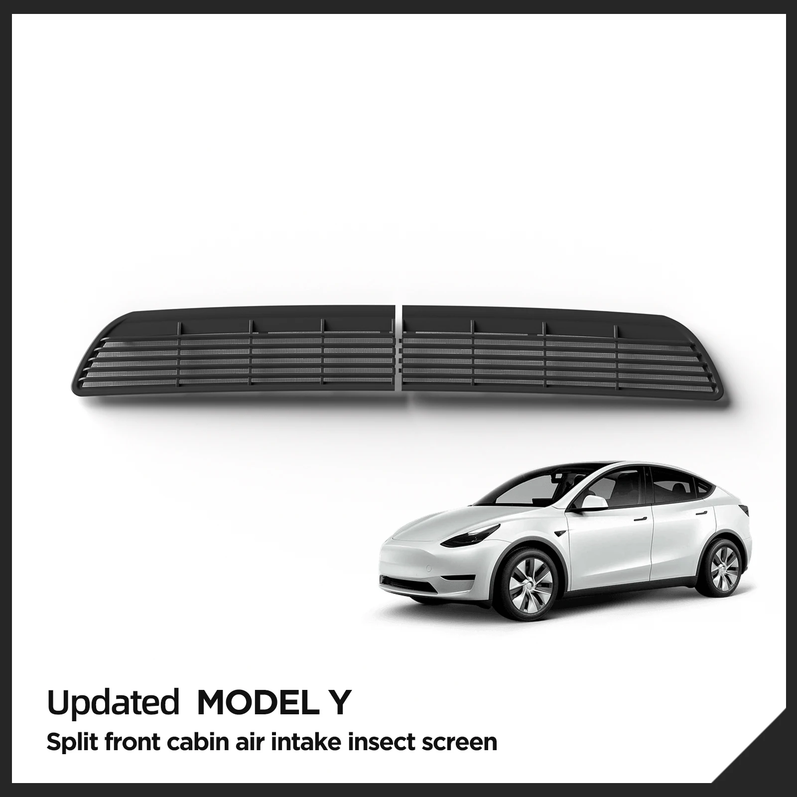 For Tesla Model Y 2023 2024 Air Inlet Anti-insect Net Protective Cover Car Accessories Air Vent Intake Grille Insect Proof Net