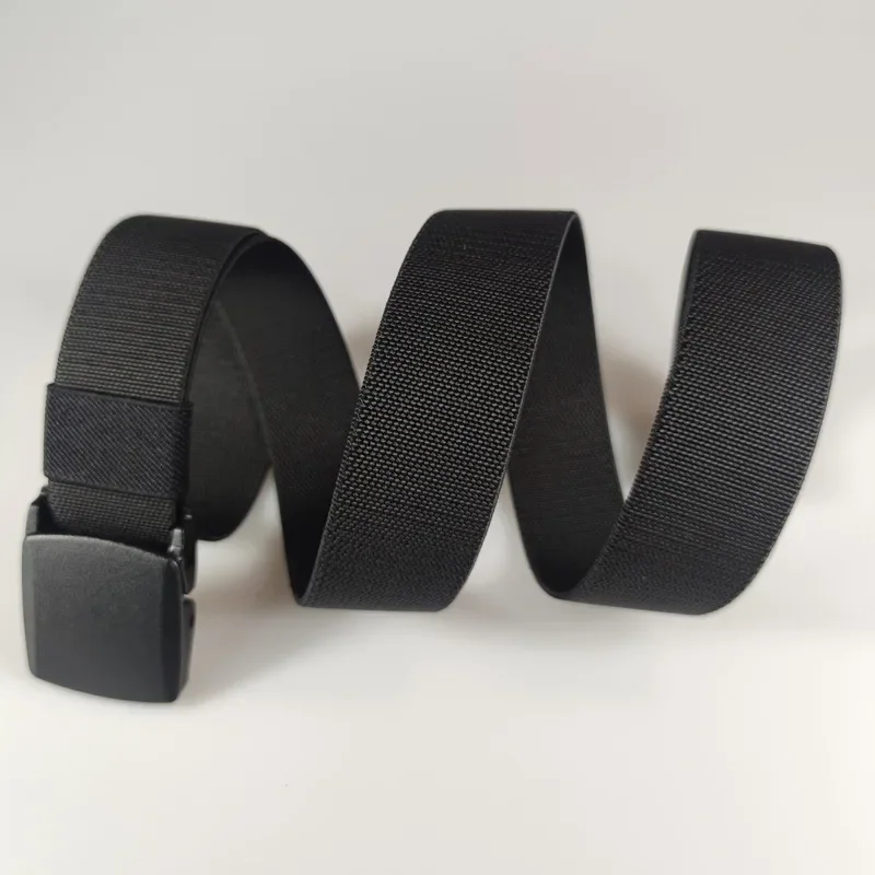 3.8cmX120cm  Automatic Buckle Nylon Elastic Belt Outdoor Hunting Multifunctional - Canvas Belt for Men and women