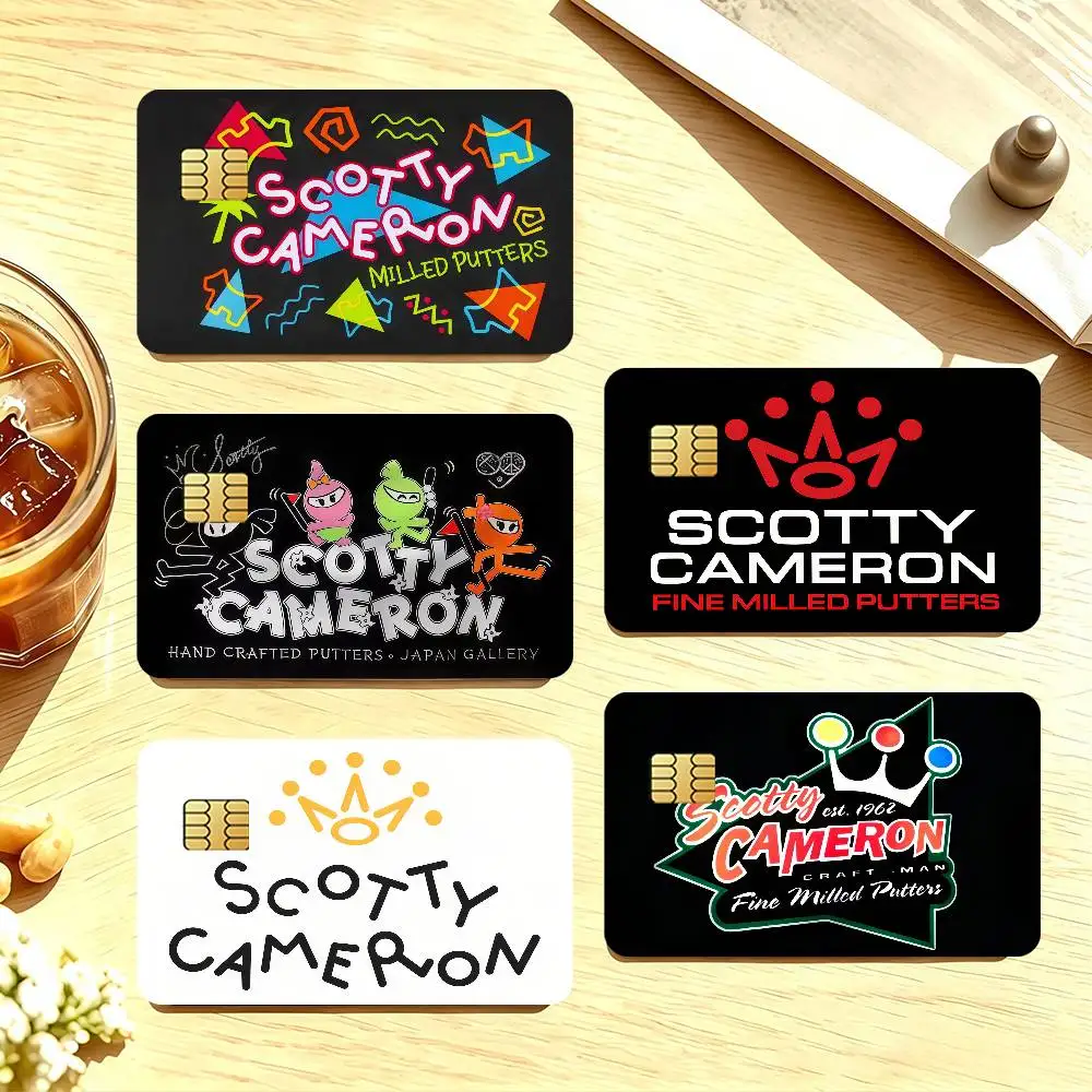 S-Scotty-Y C-Cameron Credit Card Skin Stickers For Bank Card Bus Metro Cards Waterproof Anti-Scratch Gift 4PCS
