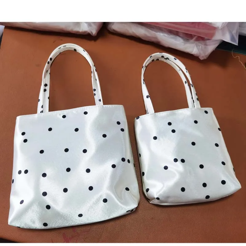 

Новая женская сумка большой вместимости, сумка в стиле ретро, модная сумка в горошек, полосатая квадратная повседневная сумка на плечо, сумка-тоут