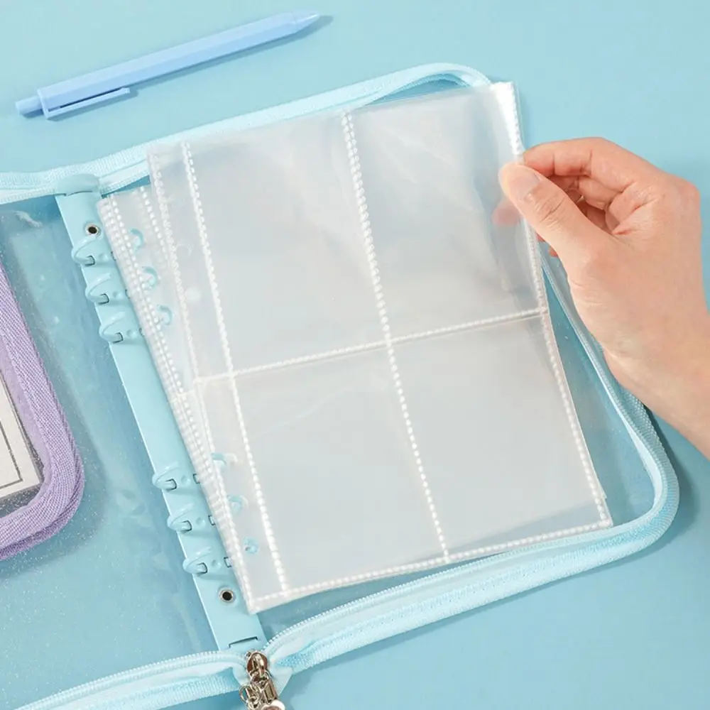 Tear Resistant 100 Days Envelope Challenge Waterproof Clear Loose-leaf Notebook Set Kawaii Durable Savings Challenges Book