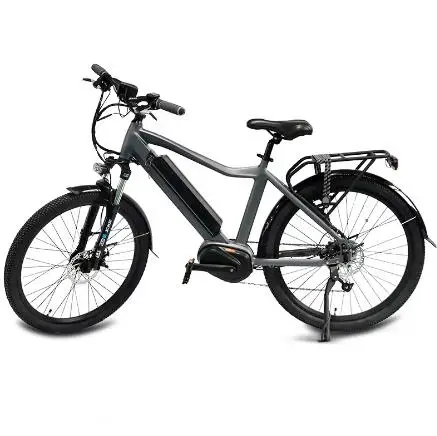 new design 36v 250w750w bafang M400 mid drive motor electric bike bicycle 26 inch city ebike e bike GREY