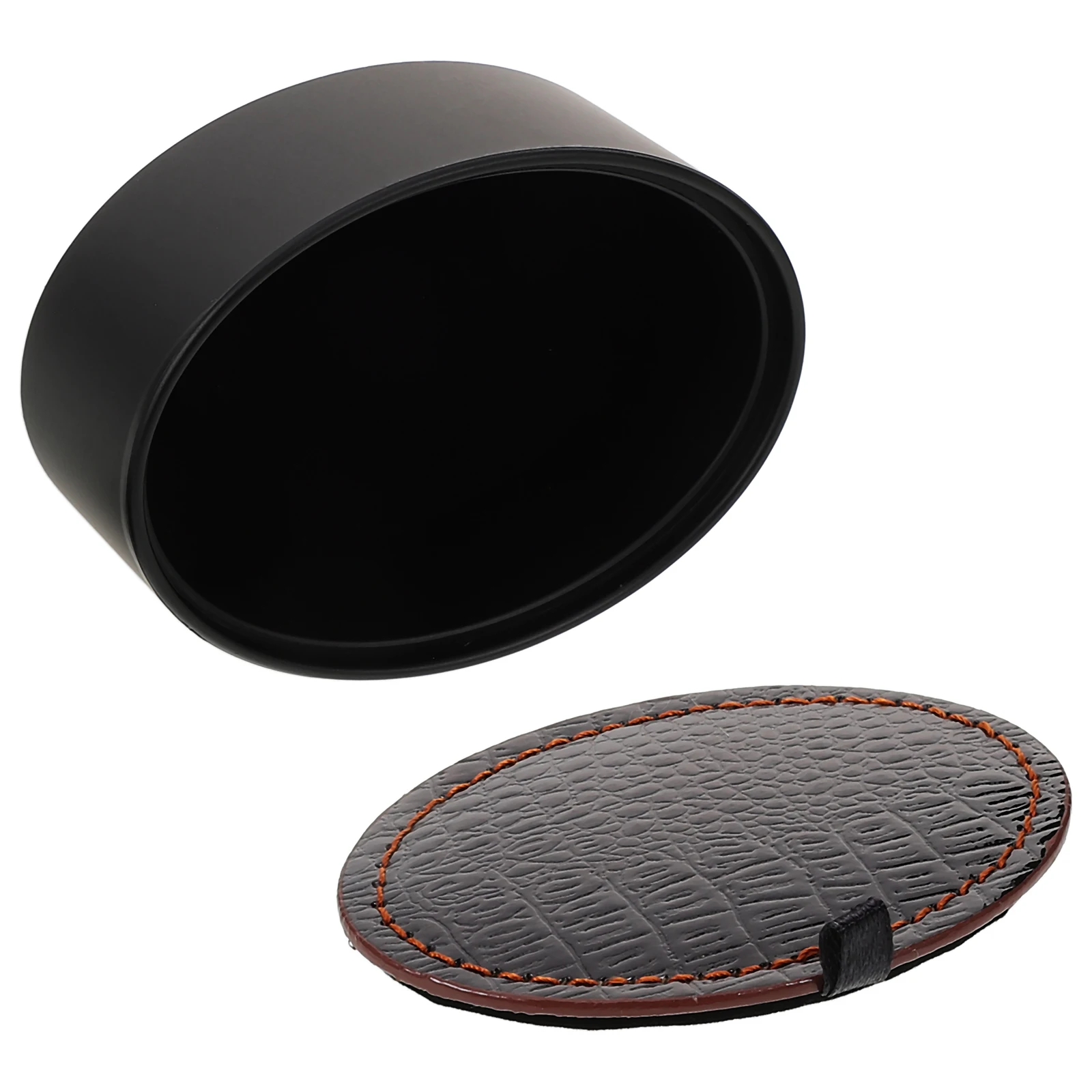 

Pu Cufflinks Gift Box Jewelry Display Case Small Storage Organizer Sleeve Button Keepsake Box Reusable Packaging Travel Portable