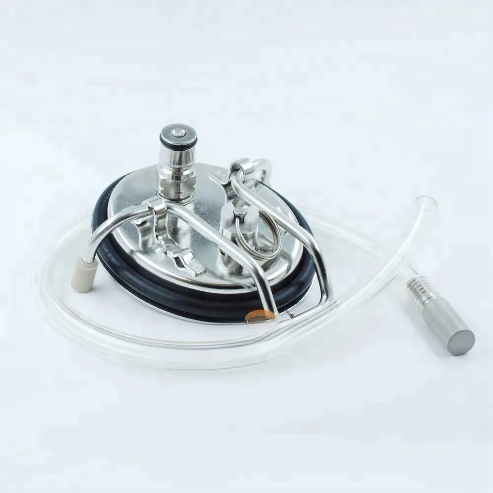 

Carbonating Corny Keg (Soda Keg) Lid with 0.5 Micron Diffusion Stone