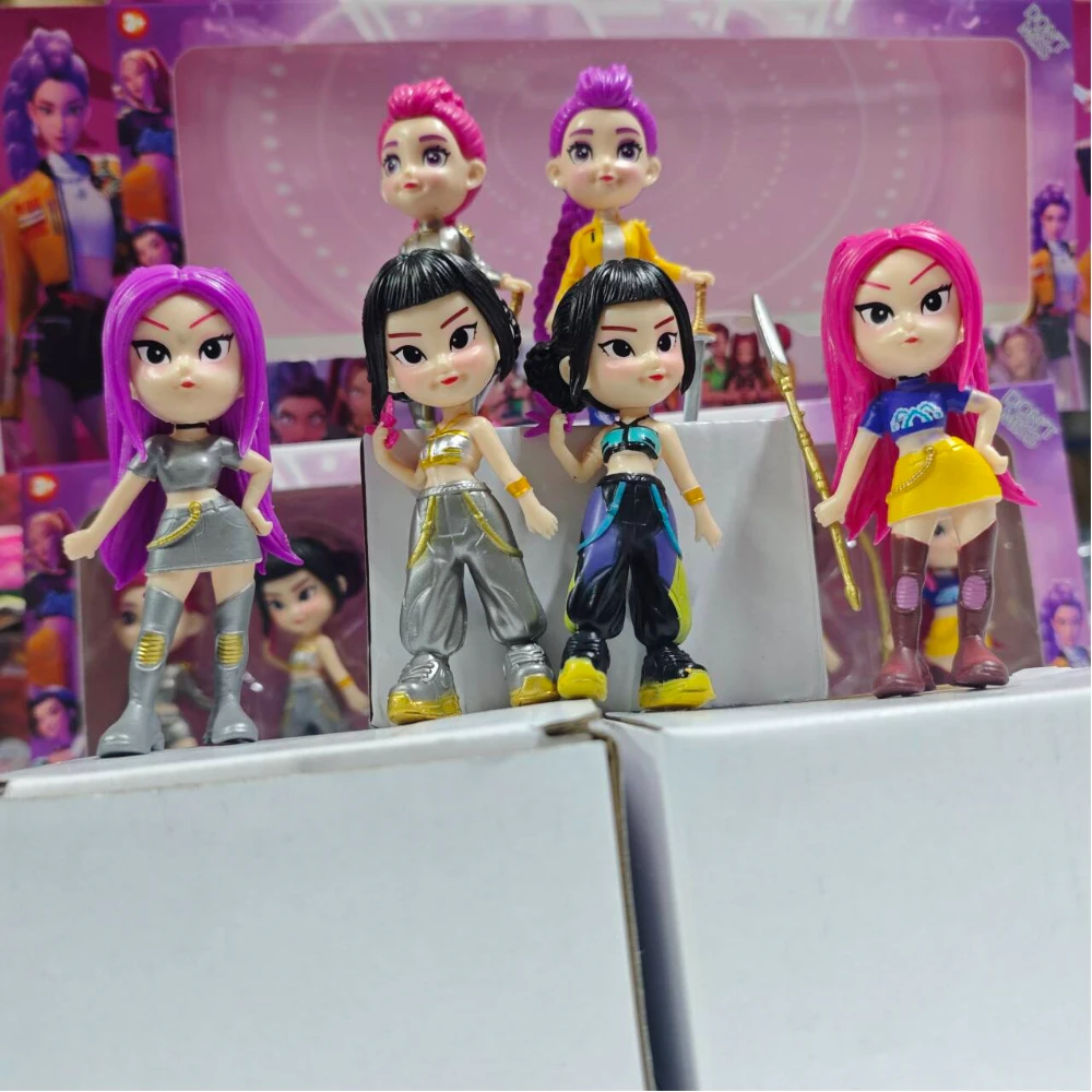 K-POP Blind Box Vinyl Speelgoed Rumi Mira Zoi Karakter Vinyl Masker Beeldje Verjaardag Kerst Fans Club Geschenken