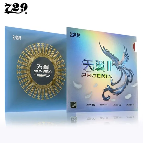 729 hoja de goma para tenis de mesa ultraligera de la amistad SKY-WING goma de Ping Pong de esponja de 2,0 MM con buen Control Tianyi 1/2