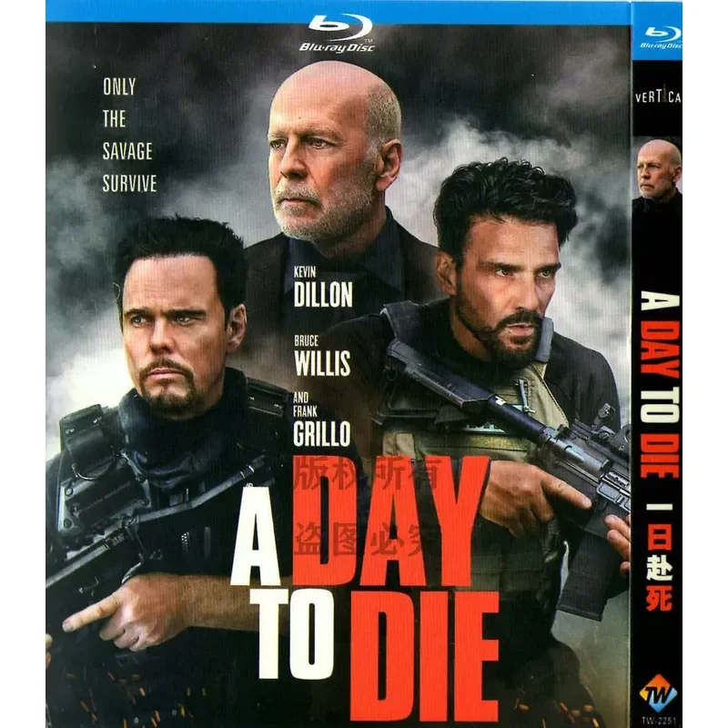 

Blu-ray American Action Movie One Day to Die High Definition 1080P 1BD Disc Non-DVD Disc