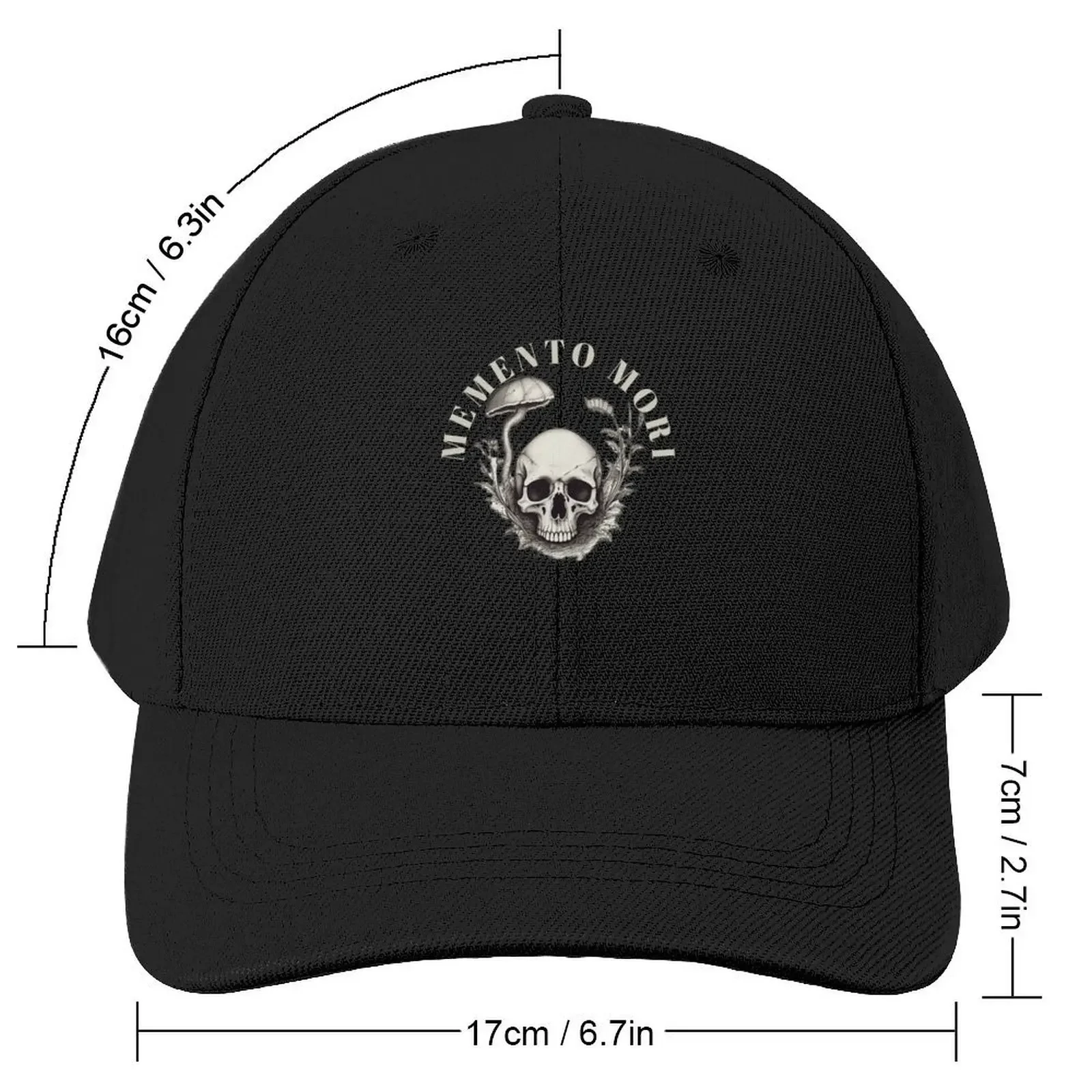 Memento mori Baseball Cap Luxury Man Hat Cosplay Luxury Woman Men's