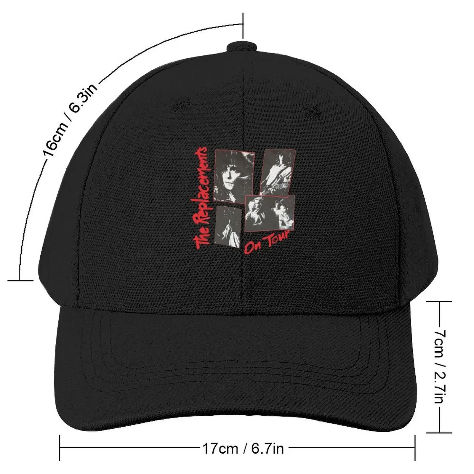 The Replacements Vintage Baseball Cap funny hat Beach Outing Luxury Cap Women's Golf Wear Men's