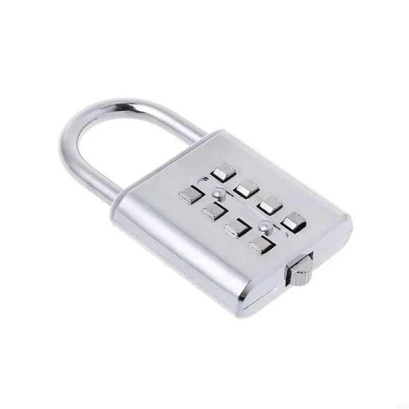 

Y55E Luggage Password Lock 4-digit Travel Combination Lock Metal Mini Padlock