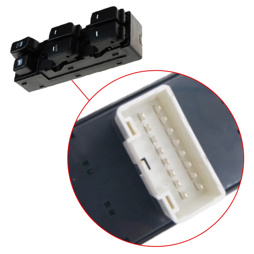 93570-1M110 pour Kia Forte 2010-2013 12V ABS interrupteur de fenêtre électrique avant gauche avec 16 broches 93570-1M110WK 93570-EF000