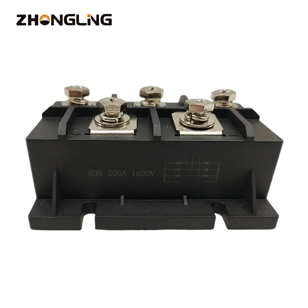 MDS 200A 1600V Integrated Generator Heat Dissipation Module Rotating Rectifier Bridge Diode Product Generator Parts Accessories