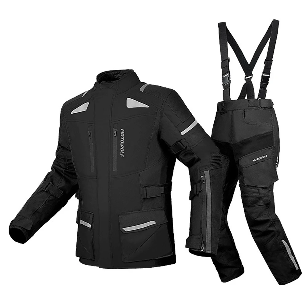 

Motorcycle Travel Long-Distance Riding Rally Suit Built-in CE Protective Waterproof Anti-Fall Warm Riding Suit Travel Suit