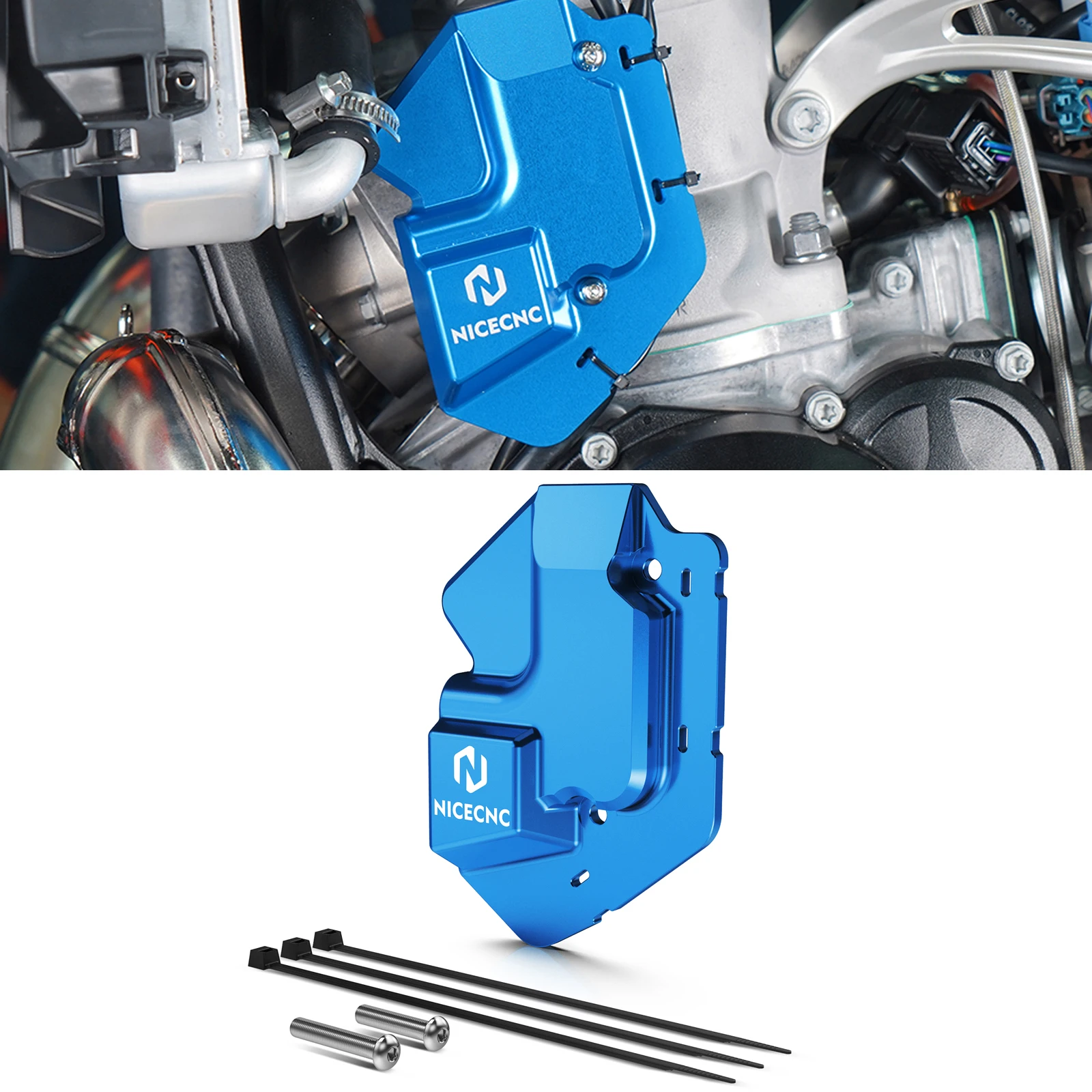 

2024 For KTM EXC 300 EXC 250 XCW 250 300 Husqvarna TE 300 TE 250 Left Power Valve Cover Guard SX XC 125 250 300 TC 125 250 TX300
