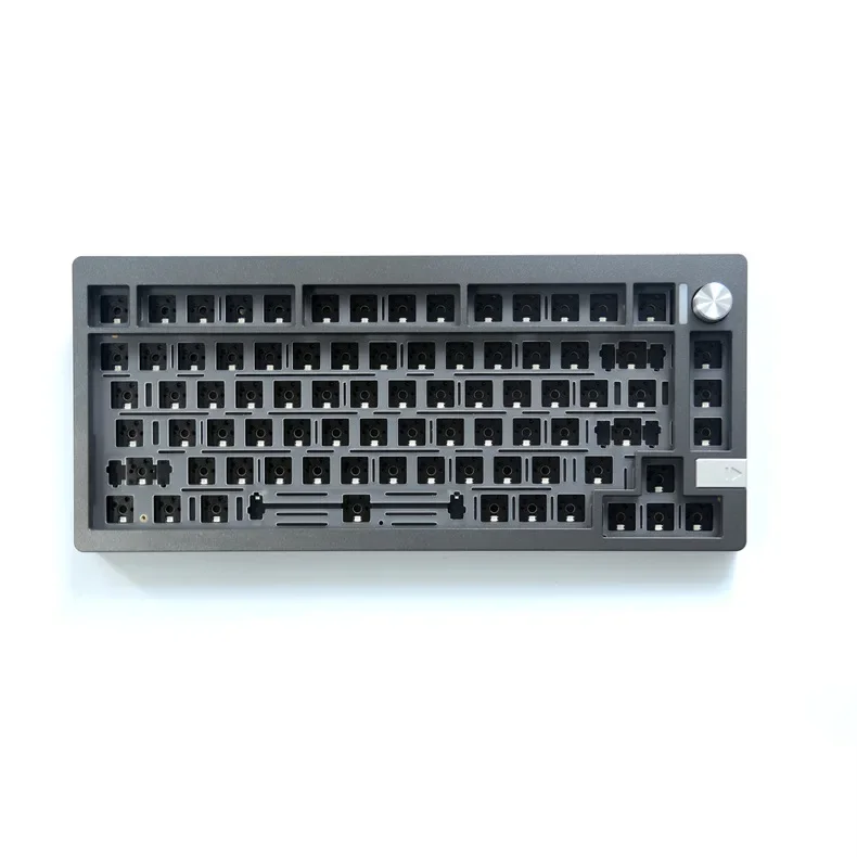 75% 81 Keys LMK81 Hot Swap GMK VIA Knob RGB Blue Tooth 2.4g Wired Mechanical Keyboard Kit