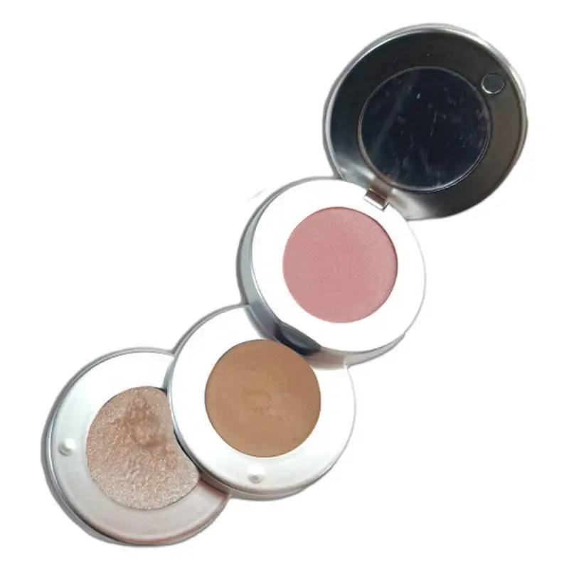 NEW 3 In 1 Highlighter Powder Palette Contour Bronzer Face Long-Lasting Shimmer Eyeshadow Cosmetic Korean 3in1 makeup powder