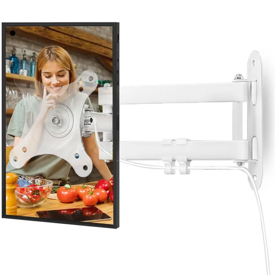 

Кронштейн для Echo Show 21, Echo Show 15, настенный, поворотный, с регулировкой наклона, для Alexa Show 21, Alexa Show 15, Max