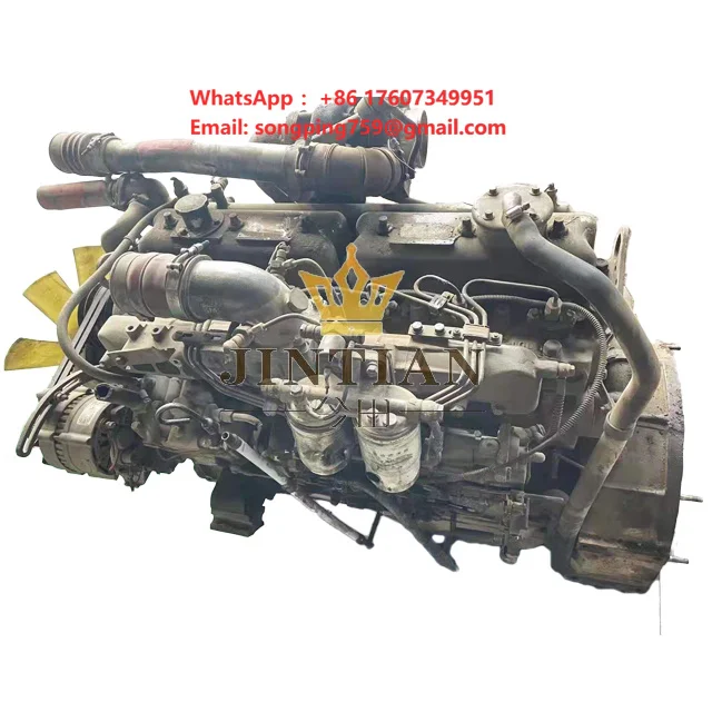 Auto Parts Chinese YUCHAI Truck Engine Assembly Used YC6J YC6B 210HP 210E Diesel Engine 6 Cylinders YC6J210-33