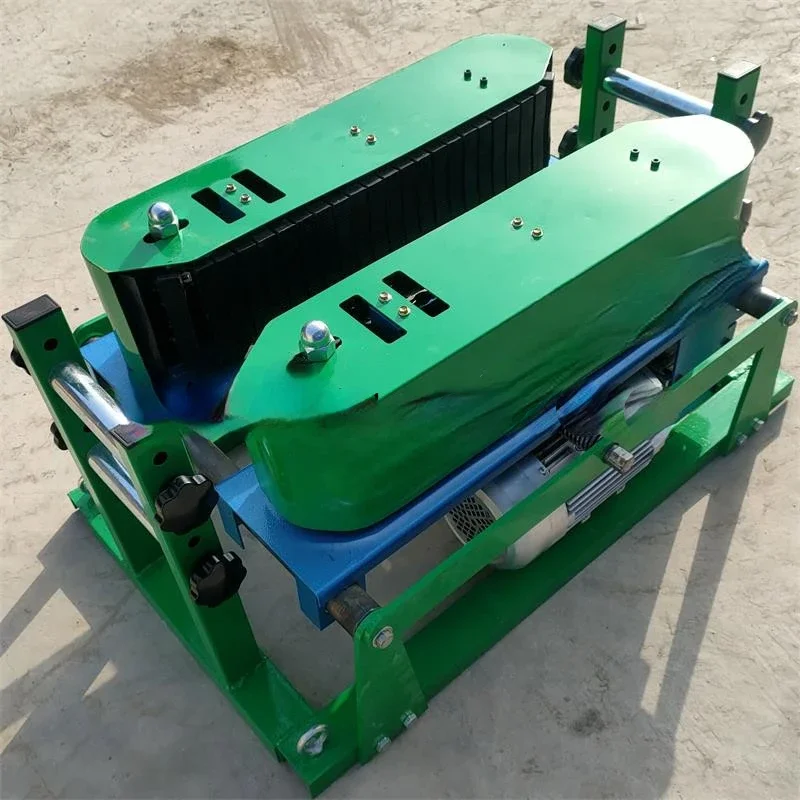 Cable conveyor tray cable laying machine, high-power intelligent remote control speed regulation traction pay-off machine