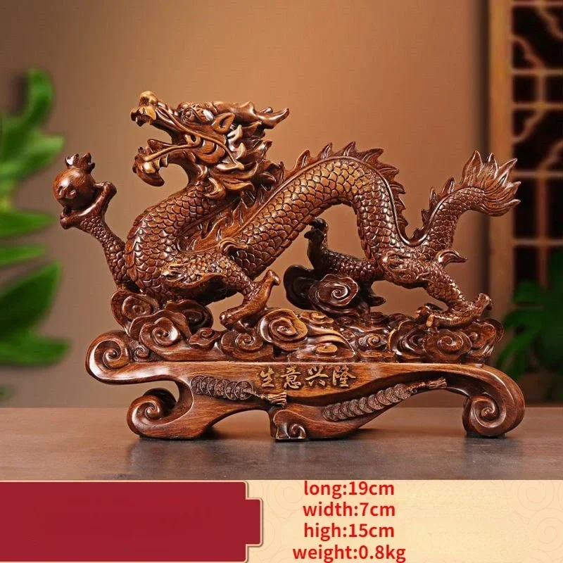 التنين المحظوظ لجذب الثروة غرفة المعيشة متجر هووسورمينغ افتتاح الحرف اليدوية #5