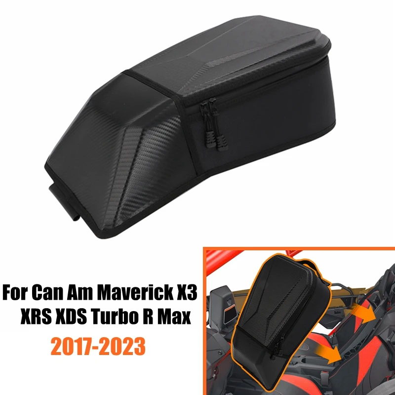 

For Can Am Can-Am Maverick X3 XRS XDS Turbo R Max 2017-2023 X3 Storage Bag Center Shoulder Console Box Between Seat Storage UTV