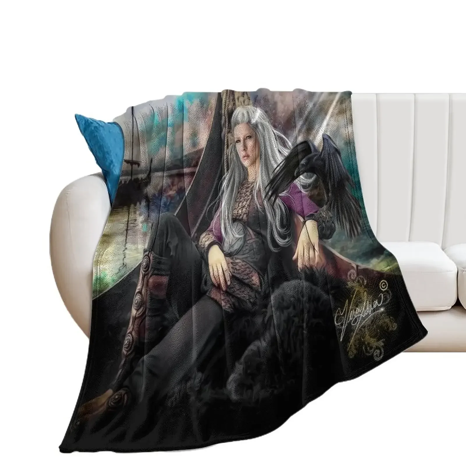 warrior queen VKS Throw Blanket Flannel Beautifuls Kid'S Blankets