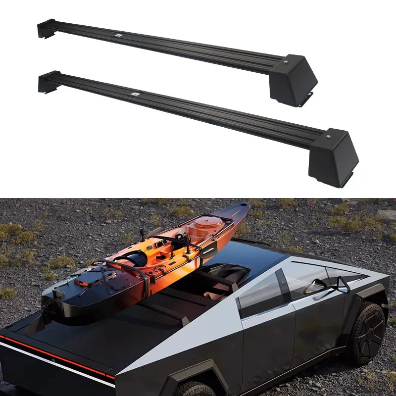

Black Steel Heavy Duty Roof Cross Bars High Strength Car Roof Rack Exterior Accessories Universal Fit Models