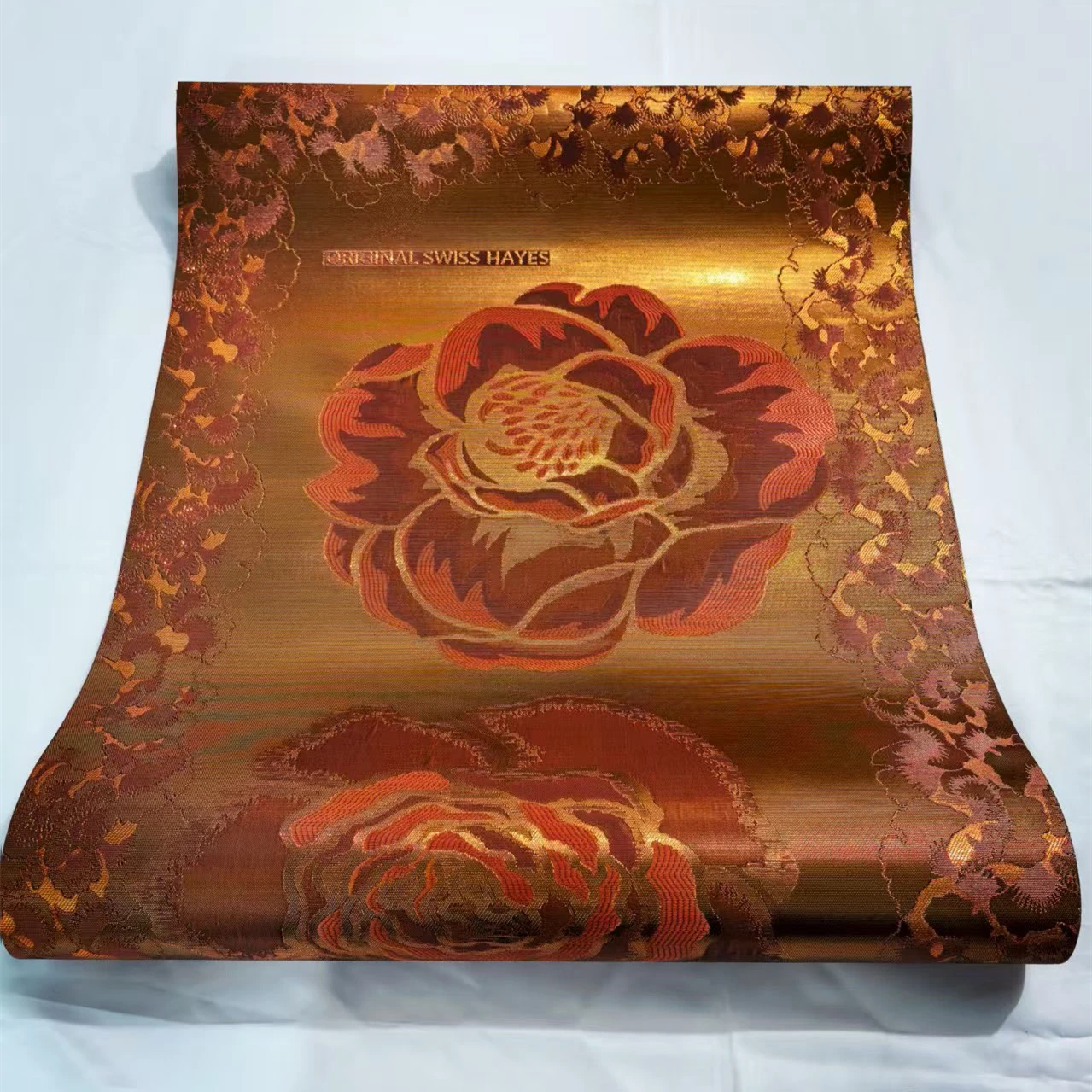 

Original Hayes 2PCS Thick 3D Swiss Original Headtie , Golden African Sego Gele Women's Headtie Gear Wraps Turban