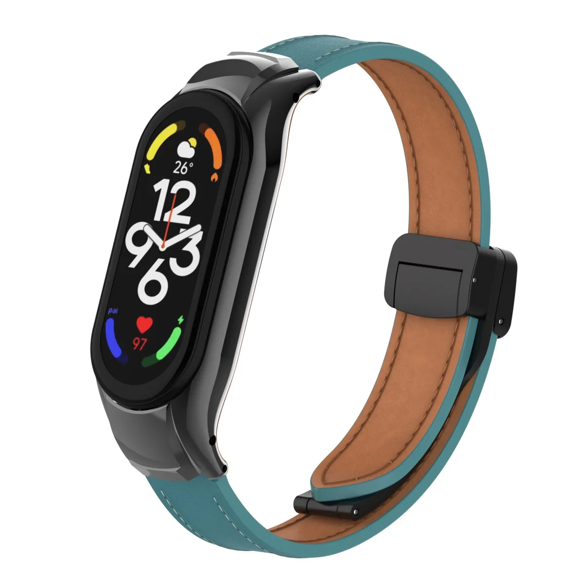 Strap For Mi band 7 6 5 Bracelet Sport belt leather watchband replacement Smartwatch bracelet for Xiaomi mi band 3 4 Wrist strap