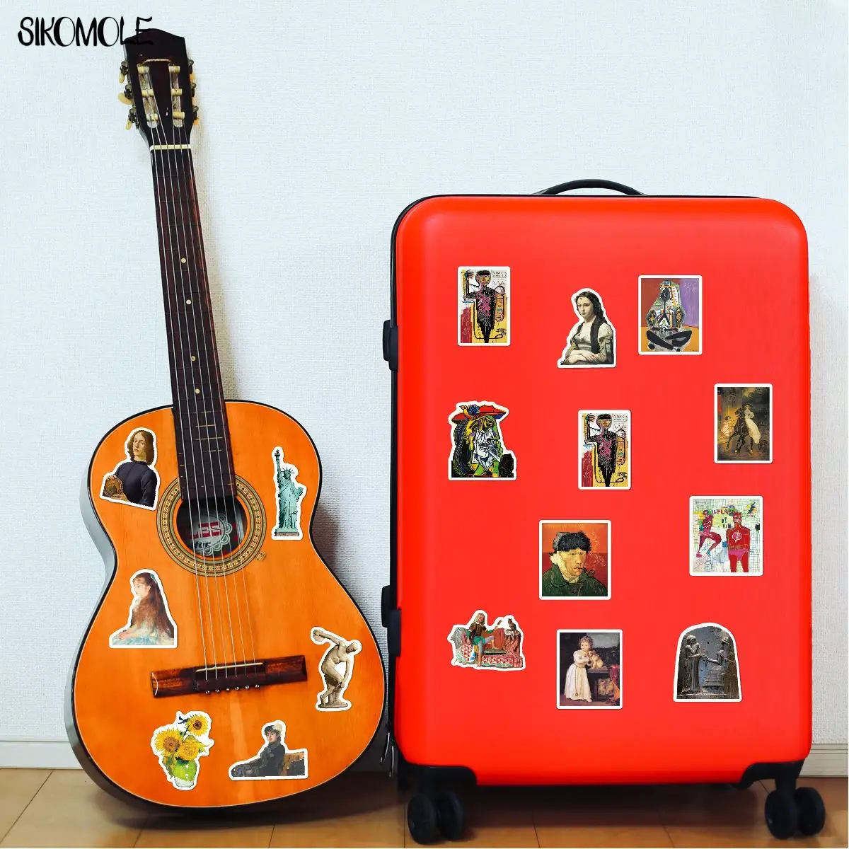 10/30/52PCS Art World Artist Work David Stickers Aesthetic Graffiti DIY Kid Travel Luggage Guitar Fridge Laptop Decal Sticker F5