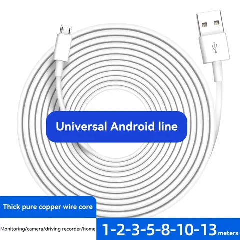 1/2/3/5/8/10/12m Extra Long Micro USB Fast Charging Data Cable for Samsung Xiaomi Android Phones Monitor Power Bank Data Cord