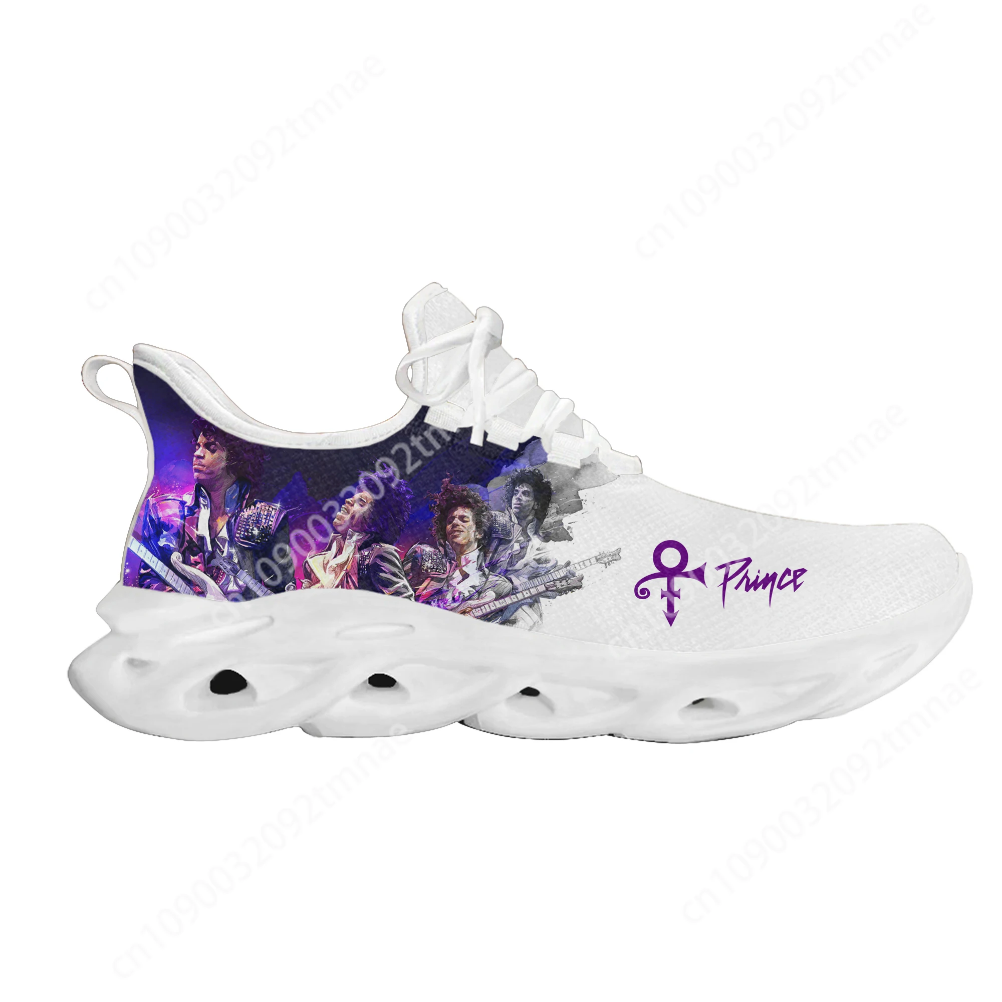 Prince Rogers Nelson Purple Rain Flats Sneakers High Quality Mens Womens Sports Shoes Customized Sneaker Custom Made Shoe