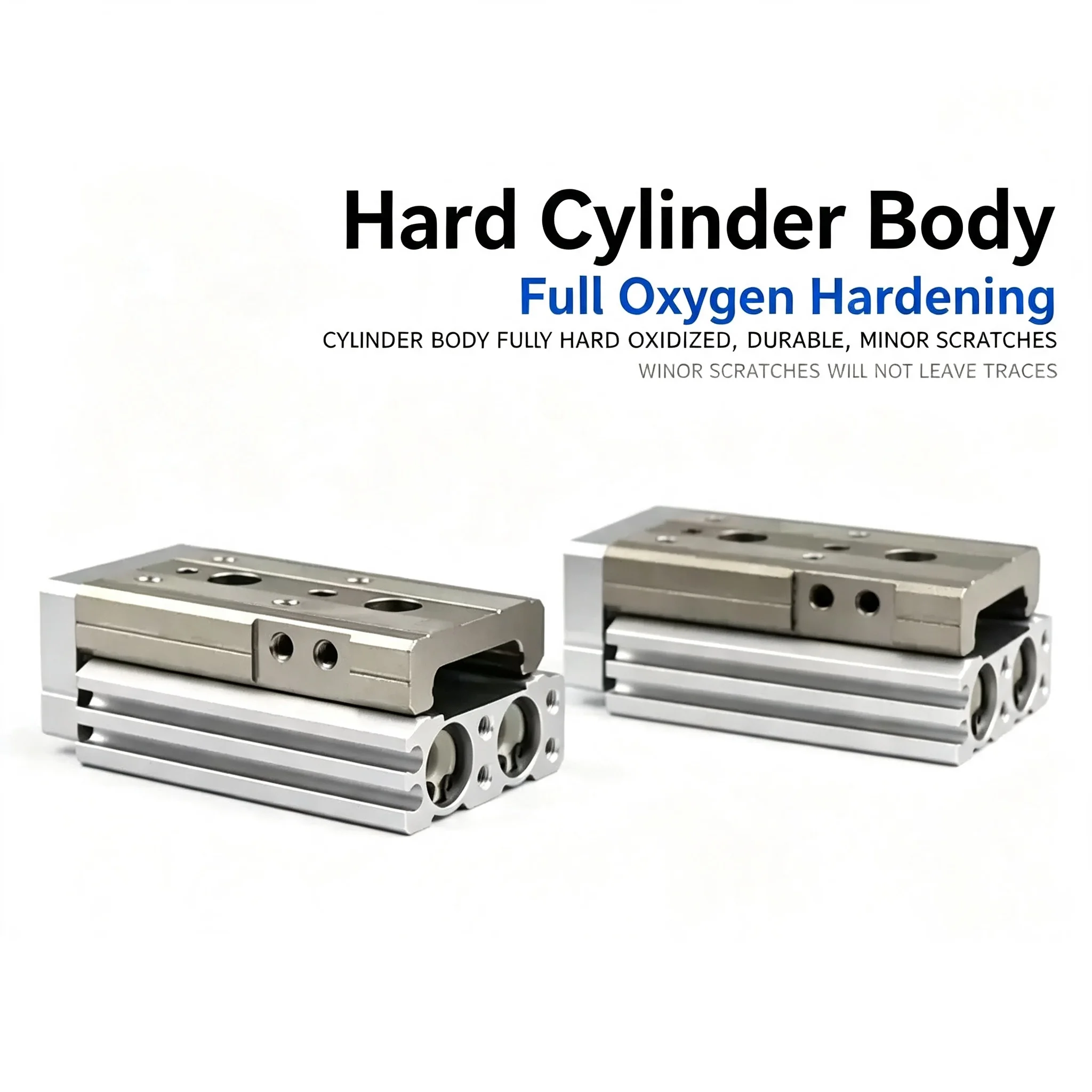 Pneumatic Slide Table Dual Rod Rail Slide Cylinder MXQ6-10 MXQ8-20 MXQ12-30 MXQ16-40 MXQ20-50 MXQ25-75 100 125 Air