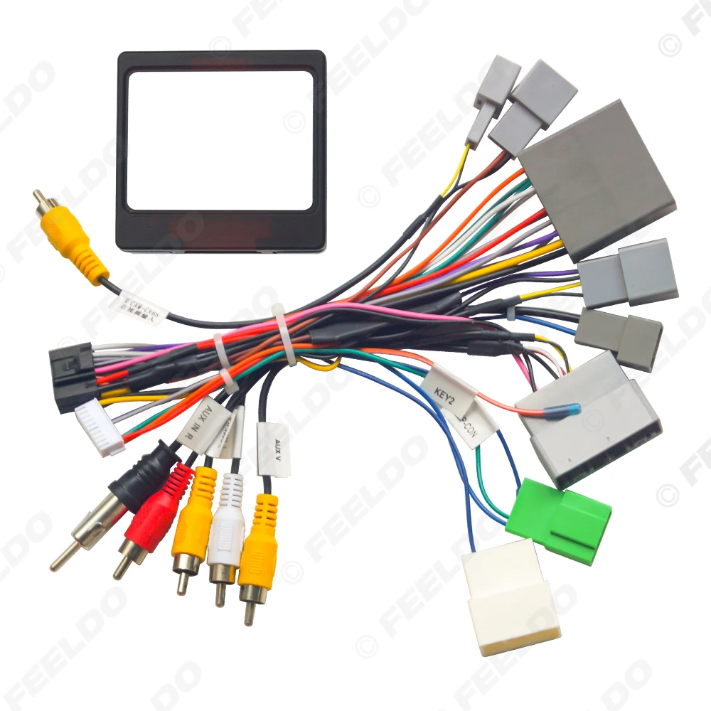 For Mitsubishi Outlander/Pajero  07-08 European/Japan Models16pin Power Cord Wiring Harness Adapter Car Installation Head - view 4