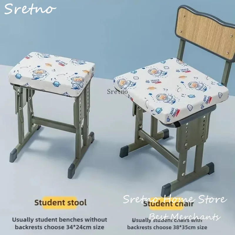 

Cartoon Latex Cushion Car Chair Seat Cushions Student Children Stool Cushion Office Thick Buttocks Cushions Home Floor Cojines
