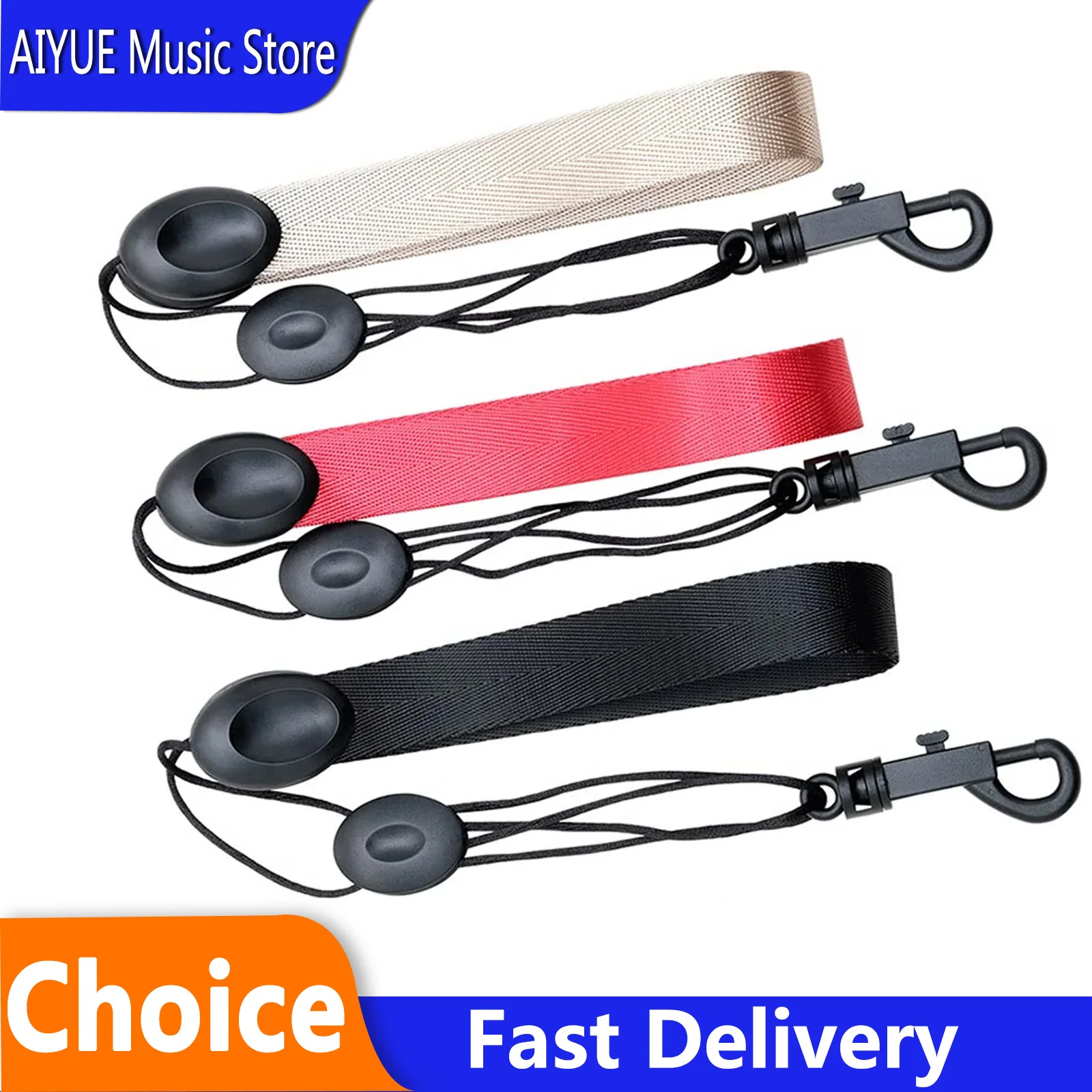 IRIN Adjustable Halter Neck Strap Durable Nylon Belt for Clarinet Saxophone Wind Musical Instrument Replacement Accessories