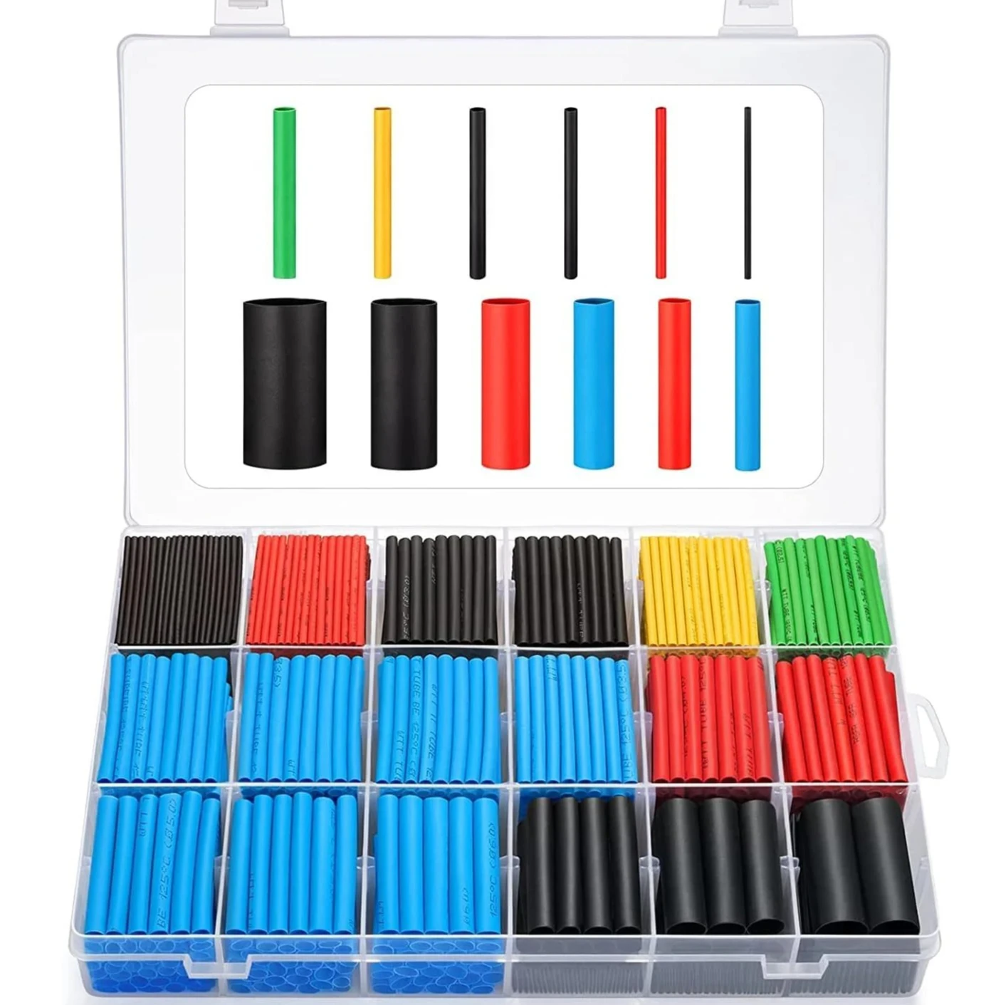 

560PCS heat shrink tubing 2:1 package combination electrical insulation heat shrink tubing kit
