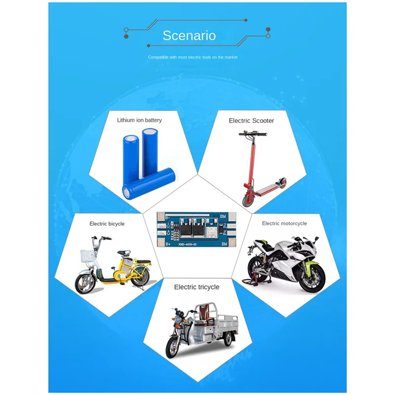 

ABWG-Battery Protection Board Vacuum Cleaner Lithium Battery Protection Board Integrated Circuit Protection Board