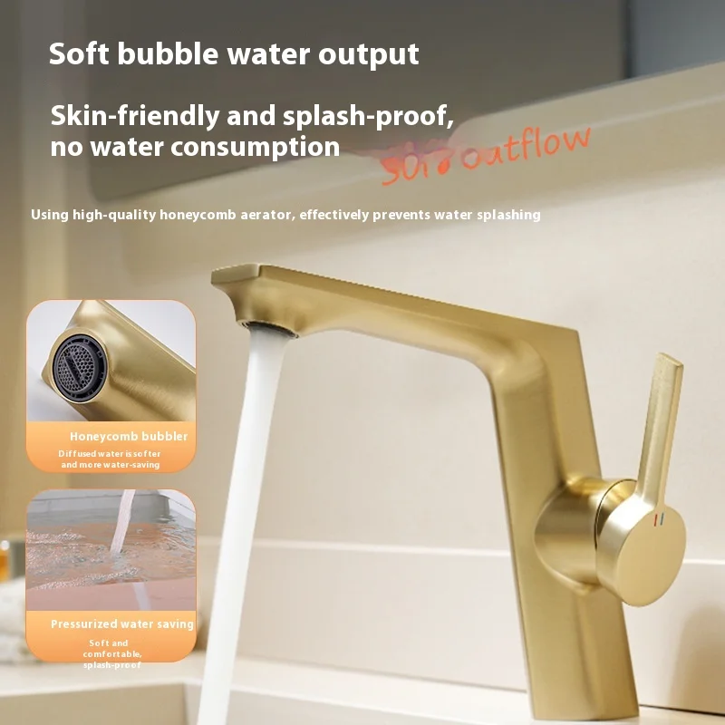 

Basin hot and cold water faucet, washbasin for bathroom, bathroom cabinet faucet