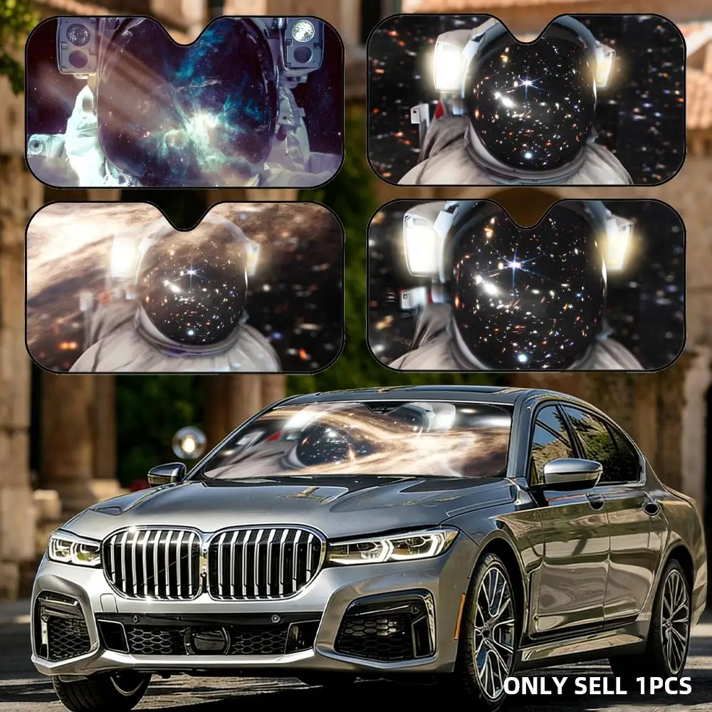 

Солнцезащитный козырек для автомобиля Astronaut: складной, универсальный, для лобового стекла, защита от УФ-излучения, многоразовый, теплоизоляционный, складная накидка