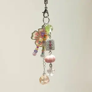 لطيف Kawaii الهاتف سحر قلادة الأصلي مخصص DIY آمنة حبة حالات الحظ ل IP 13 CCD كاميرا الملونة Y2K INS كوريا الجديدة أعلى 8 مبيعات قلادة تجسس - رقم 3