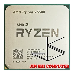 معالج AMD Ryzen 5 5500 R5 5500 3.6 جيجاهرتز 6 نوى 12 خيطا 7NM L3 = 16M 100- 000000457 مقبس AM4 بدون مروحة أفضل 8 مبيعات مستعملة من Ryzen - رقم 6