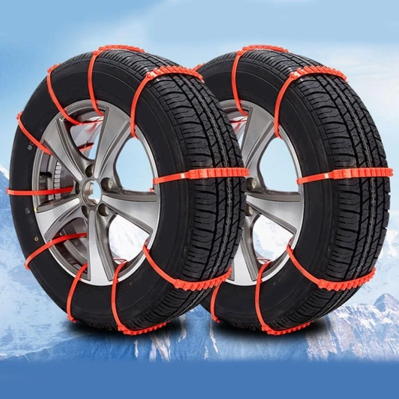  10pcs Winter Wheel for Car Tires Anti-skid Mud Snow Chains Cable Belt Tire Chain