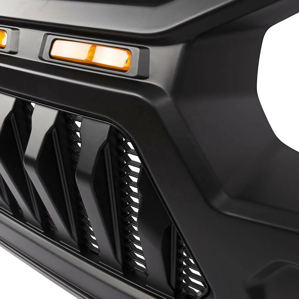 الجبهة مصبغة شبكة شواء سباق الشوايات اكسسوارات الطرق الوعرة الوفير مصبغة مع ضوء ل جيب رانجلر JL المصارع JT 2018-2021 #5