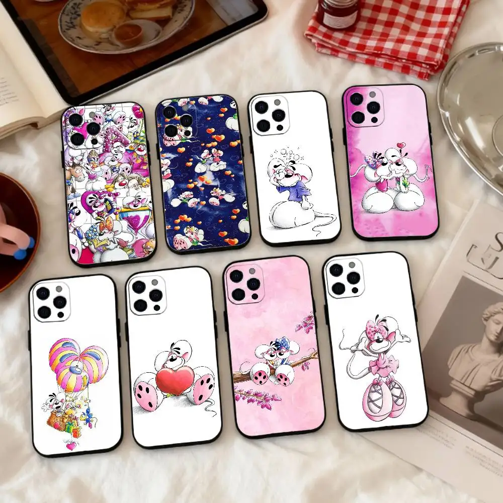 

C-Cute D-Diddl Phone Case Silicone Soft For IPhone 17 16 15 14 13 12 11 X XR Plus Pro Max Plus