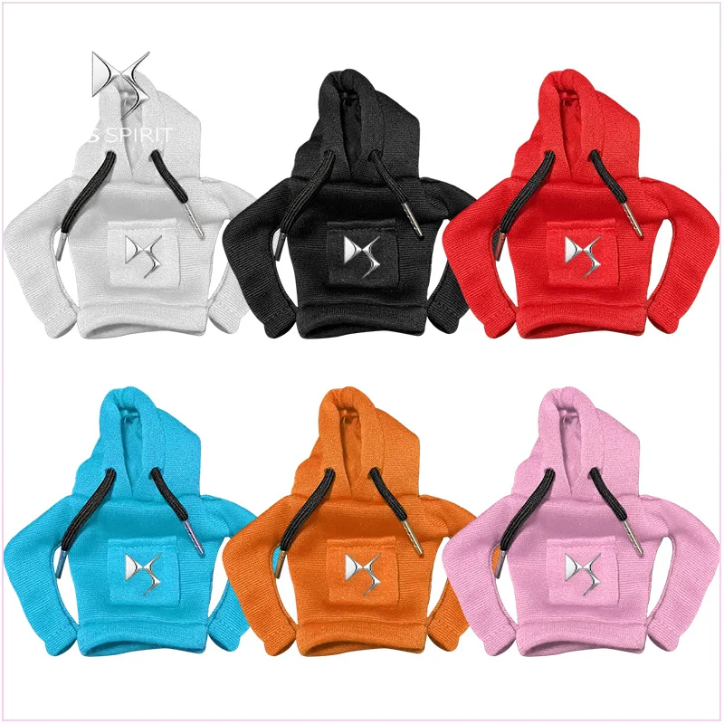 Hoodie Car Gear Shift Knob Cover Fashion Gearshift Handle Decorative for Citroen Ds C4 Cactus C5X E-C4 C4 C5 C6 Car Stickers