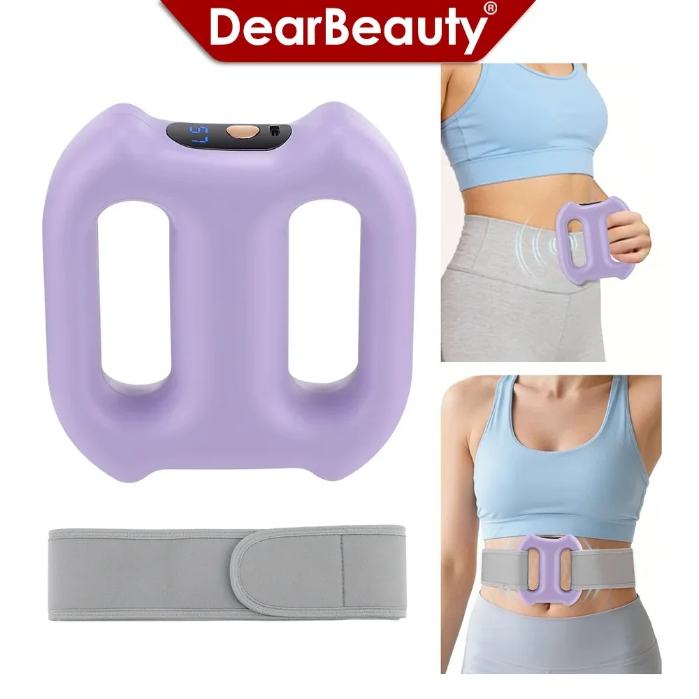 

Массажное кольцо для фасций, 5 скоростей, для глубокого расслабления тканей, беспроводной роликовый массажер с ремнем для расслабления мышц ног