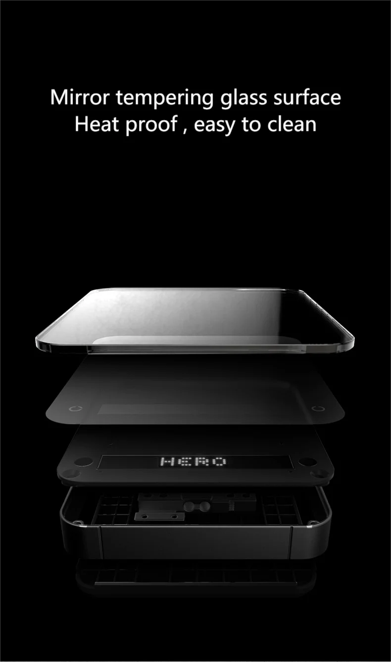 ZeroHero New Type Electric Espresso Coffee Scale for Pour Over Brewing and Espresso