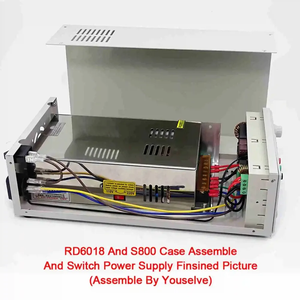 RD6012 조정 가능한 전원 공급 장치 부품과 호환되는 S800 쉘 부품은 전원 공급 장치를 포함하지 않음) 스스로 조립해야 함